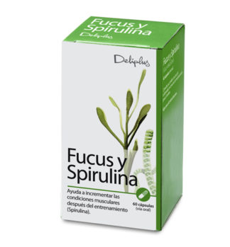 DELIPLUS FUCUS Y SPIRULINA,BIOLOGICALLY ACTIVE ADDITIVE, 60 CAPSULES