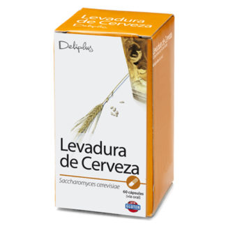 DELIPLUS LEVADURA DE CERVEZA , FOOD SUPPLEMENT BASED ON FOOD YEAST, 60 CAPSULES