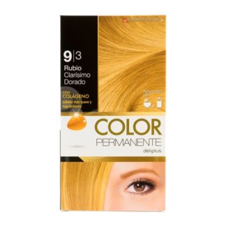 DELIPLUS Color Permanente Nº 9.3 Rubio extra claro dorado,Extra light golden blonde