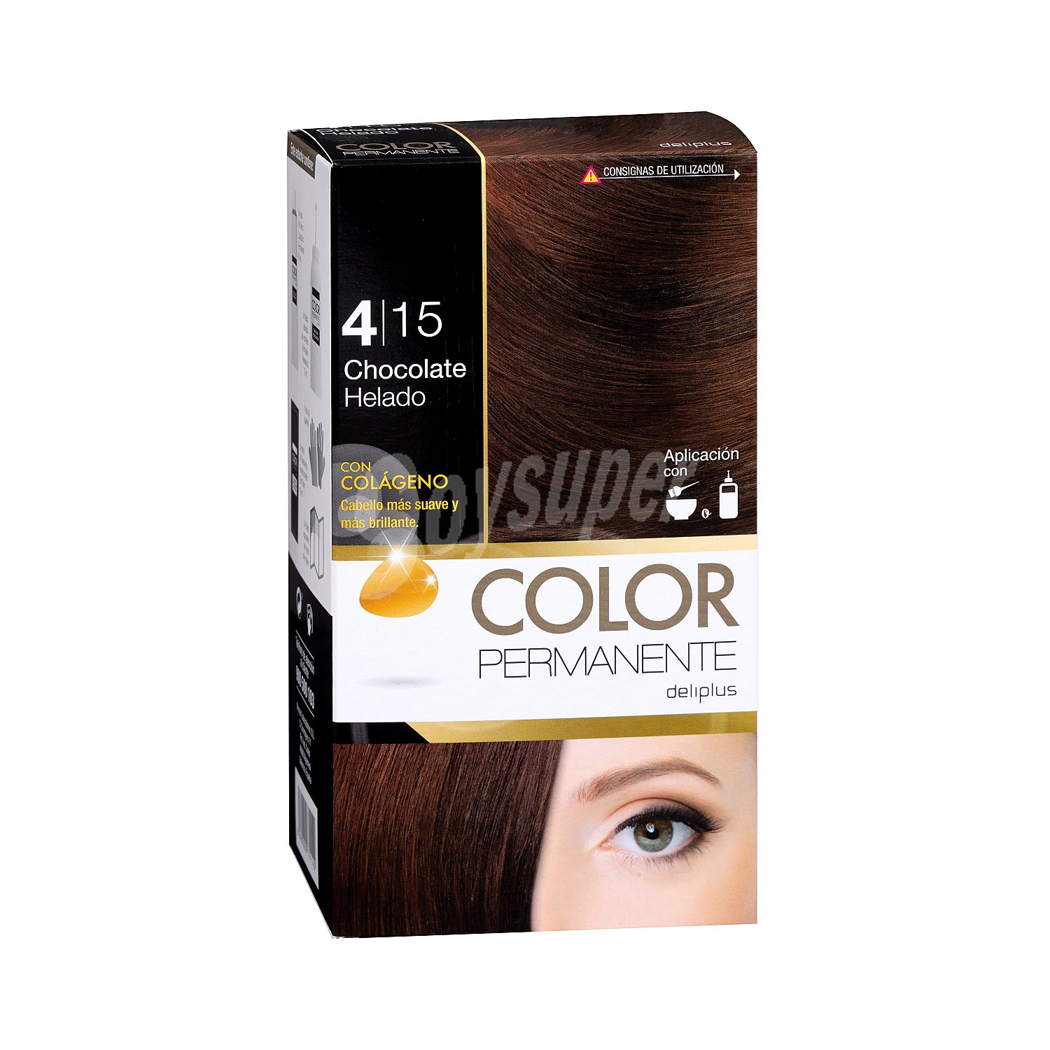 DELIPLUS Color Permanente N ,Iced chocolate - cosmetics from Spain