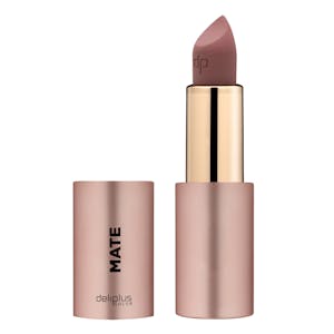 Deliplus Matte Lipstick 101 Nude, open bullet, front view