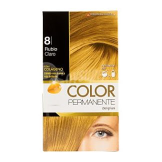 DELIPLUS Color Permanente Nº 08 rubio claro, light blonde