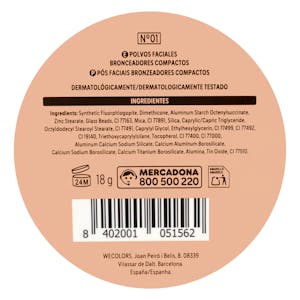 Deliplus Sol Compact Powder Makeup - Natural Light Tone-1