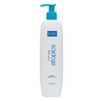 Deliplus atopic skin body lotion with omegas 3,6 and 9, 400 ml.