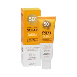 Deliplus SPF 50 facial sunscreen cream, 50 ml